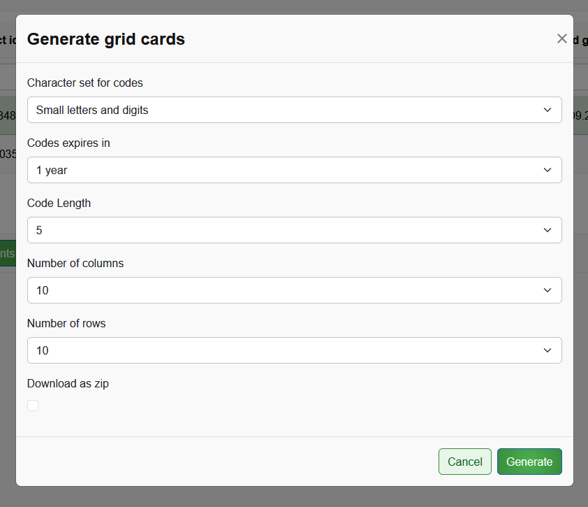 Screenshot Generate Card
